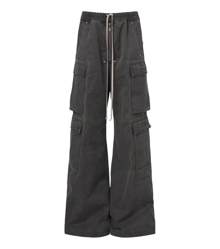 Photo: Rick Owens DRKSHDW Jumbo Belas cotton canvas cargo pants
