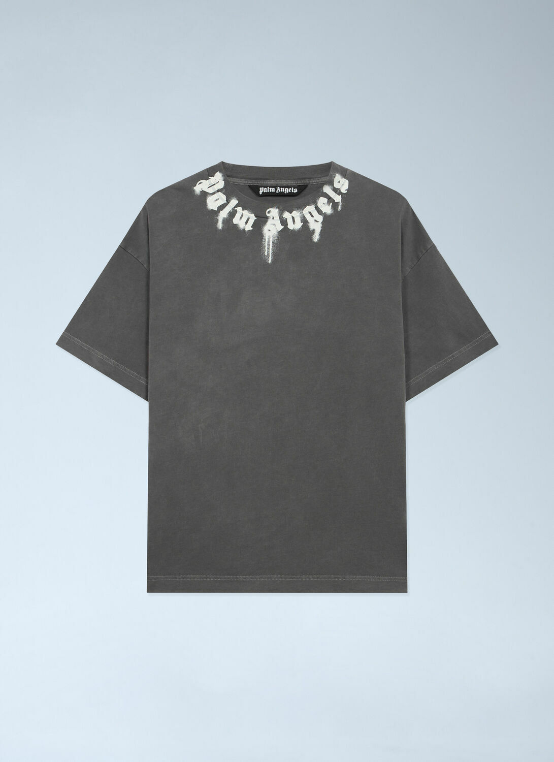 Palm Angels Neck Logo Regular T-Shirt