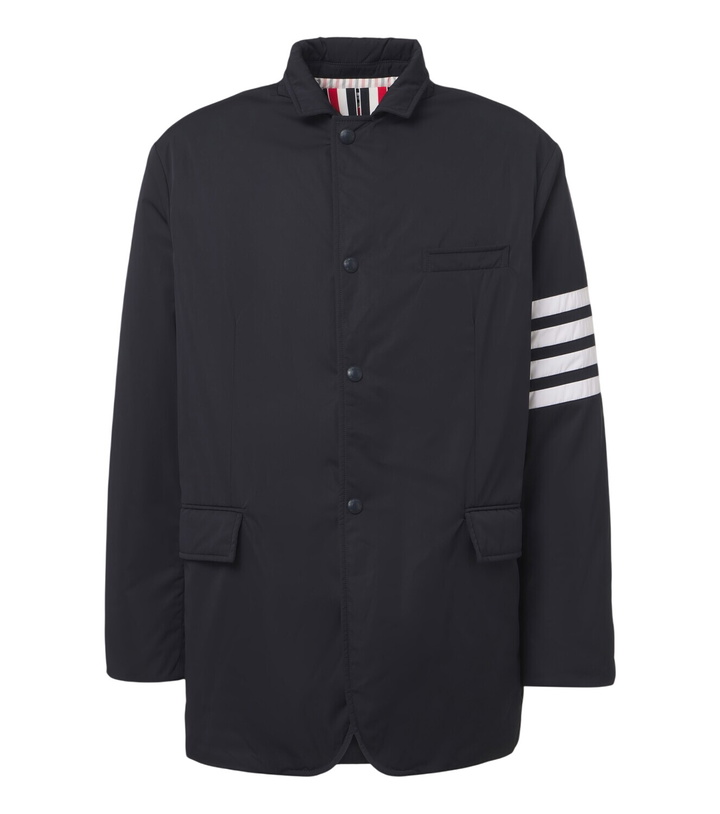 Photo: Thom Browne 4-Bar down jacket