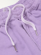 L.E.J - Indigo-Dyed Selvedge Cotton Shorts - Purple