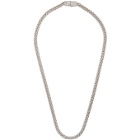 Tom Wood Silver Thin Rounded Curb Necklace