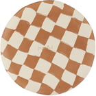 Henry Holland Studio Brown & White Check Dinner Plate