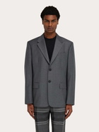 Ferragamo Mens Single breasted blazer in Grey