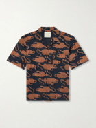 Kardo - Ronen Printed Cotton Shirt - Black