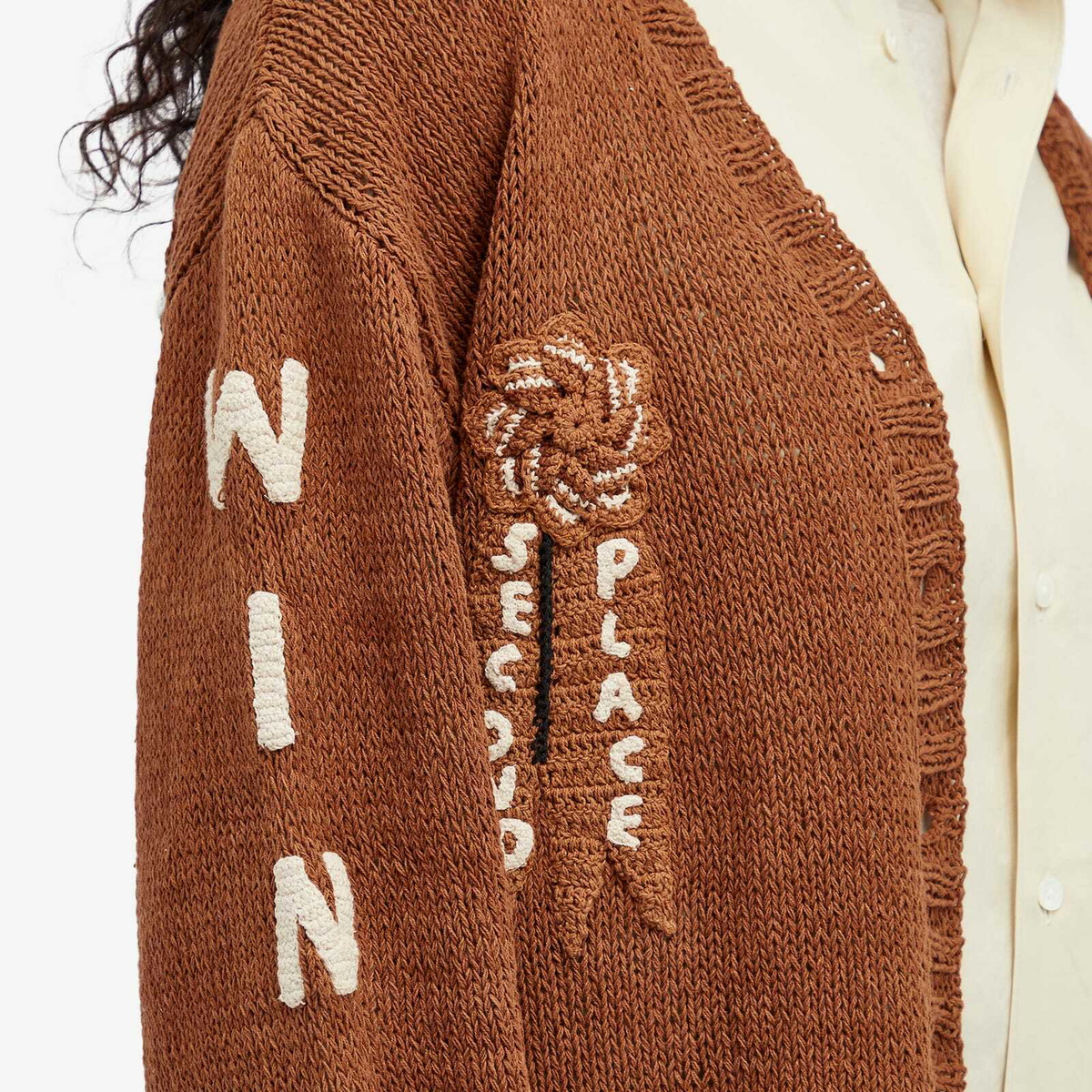 Story mfg. Women's Twinsun Cardigan in Brown Contest