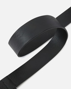 Pinko Leather Belt With Chains And Straps 3 Cm Black Old Silver
