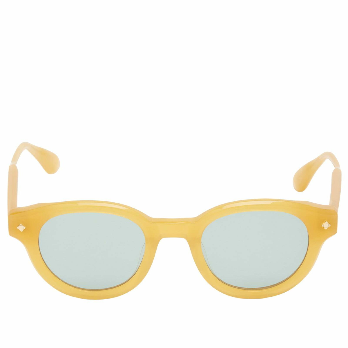 Lunetterie Générale The Gift of Mortality Sunglasses in Honey Crystal/Gold 