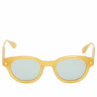 Lunetterie Générale The Gift of Mortality Sunglasses in Honey Crystal/Gold 