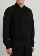 Givenchy Panelled Wool-blend Varsity Jacket Black