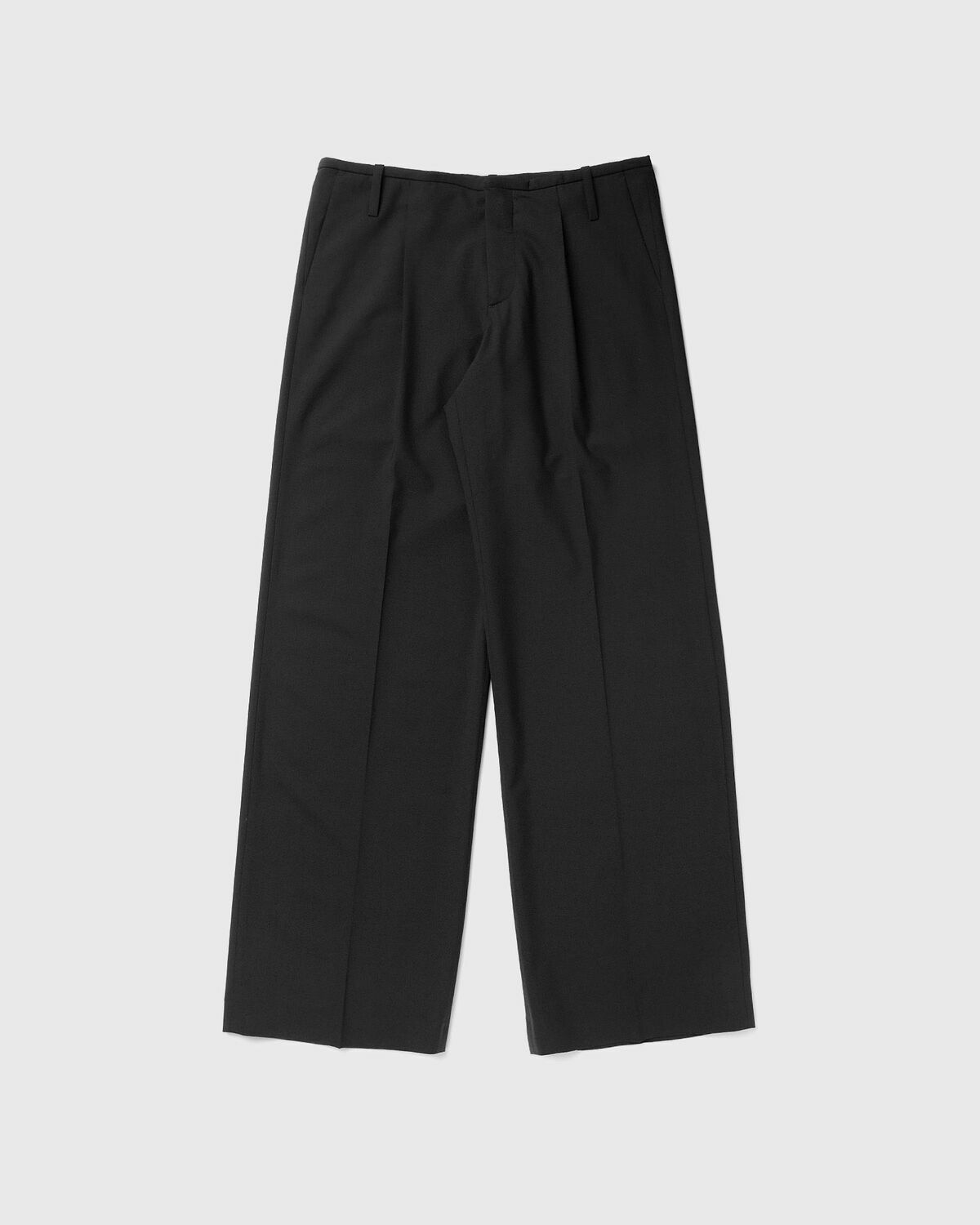 032c WIDE LEG SUIT TROUSERS Black Mens Casual Pant