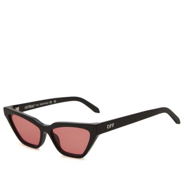 Photo: Off-White Sunglasses Women's Off-White Madison Sunglasses in Black/Red 