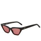 Off-White Sunglasses Women's Off-White Madison Sunglasses in Black/Red 