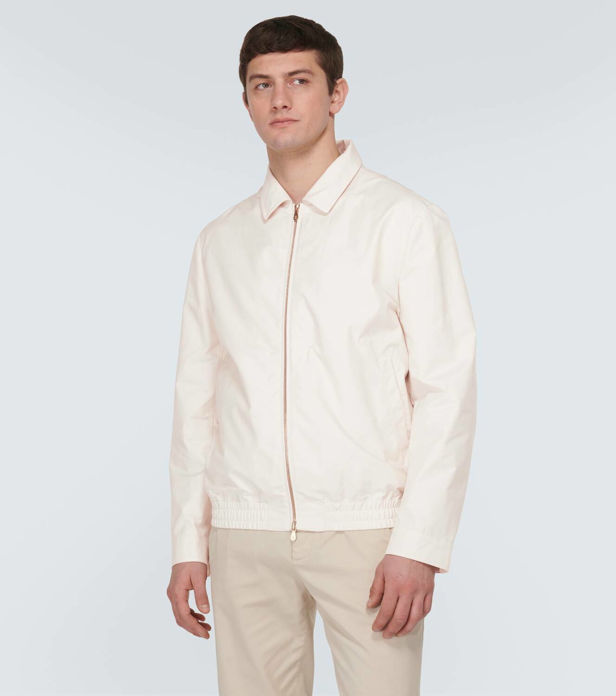 Brunello Cucinelli Cotton-blend gabardine blouson jacket Brunello 