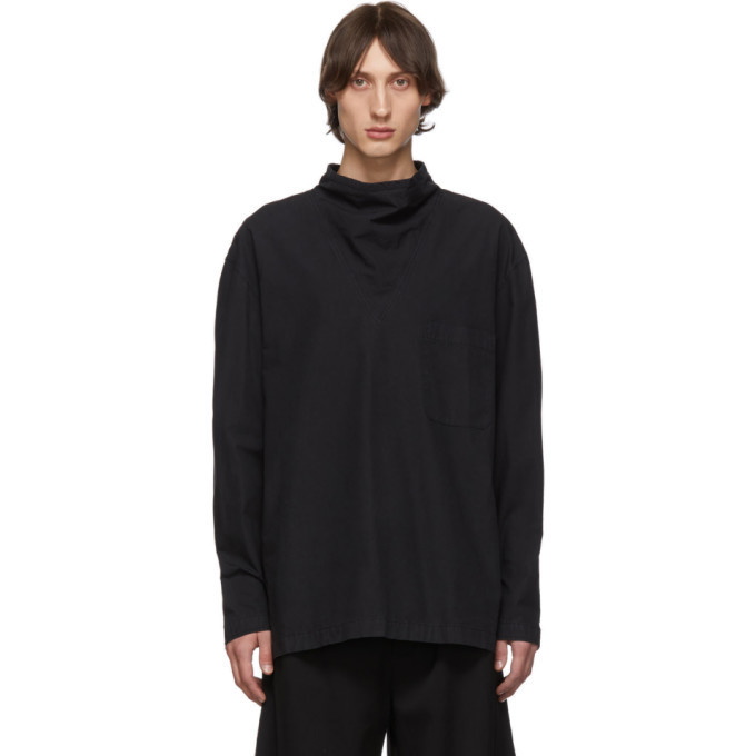 Photo: Lemaire Black Loose Neck Turtleneck