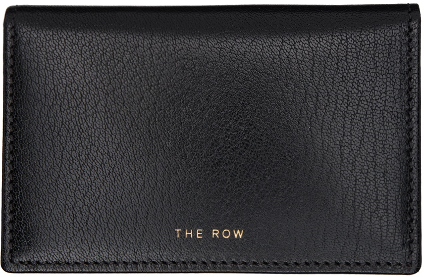 The Row Black Two Card Holder
