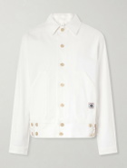 BODE - Knolly Brook Logo-Appliquéd Cotton-Twill Jacket - White
