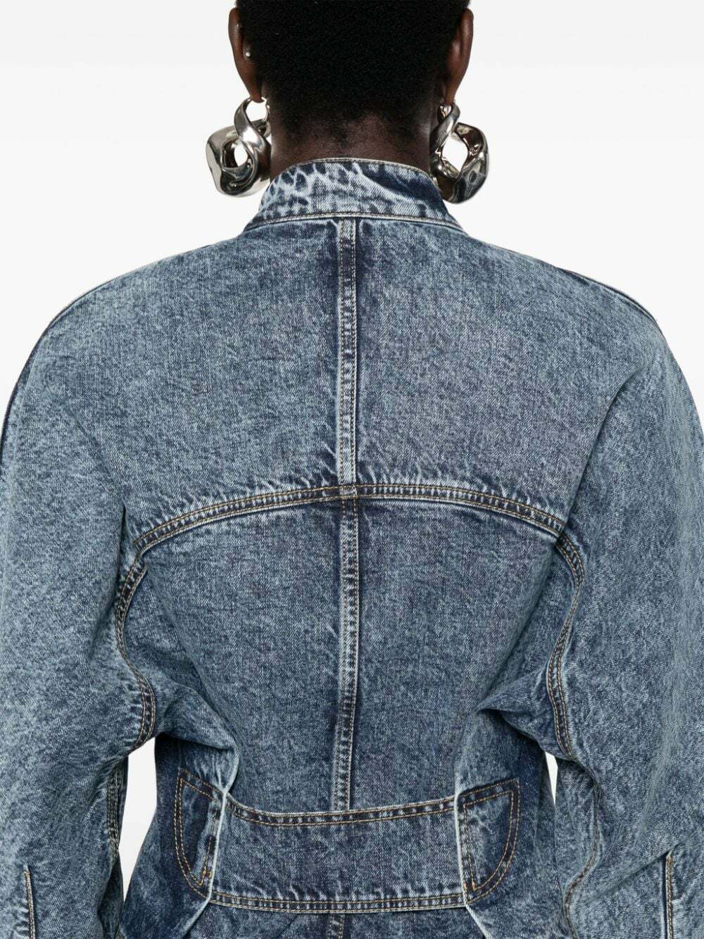ALAÏA - Round Denim Jacket ALAÏA