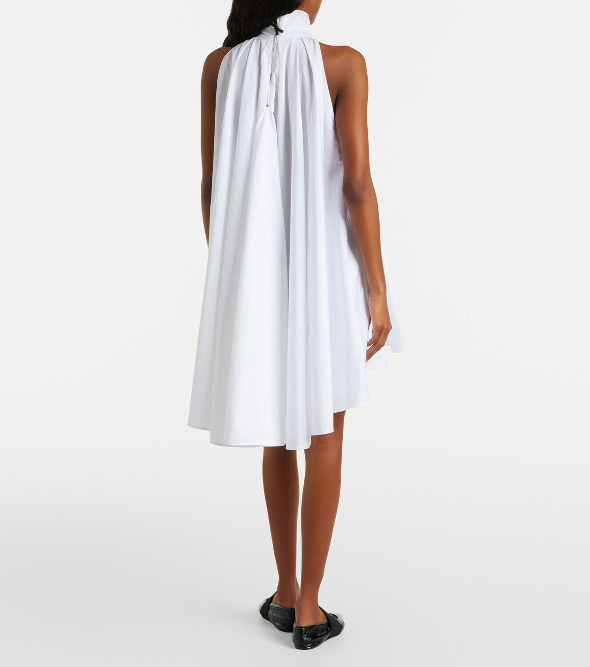 Givenchy Pleated cotton poplin minidress