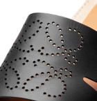 Loewe - Logo-Perforated Leather Slides - Black