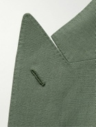 Thom Sweeney - Unstructured Double-Breasted Linen Suit Jacket - Green