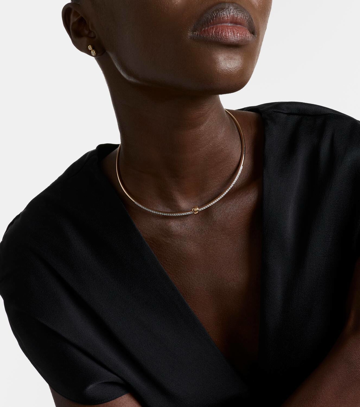 Pomellato Together 18kt rose gold choker with diamonds