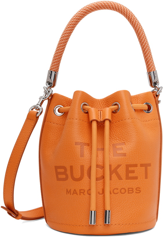 Photo: Marc Jacobs Orange 'The Leather Bucket' Bag