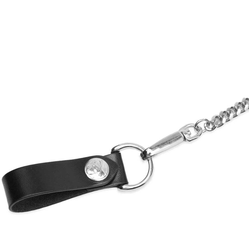MASTERMIND WORLD Men's Chain Long Wallet in Black MASTERMIND
