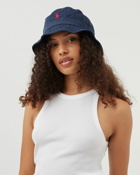 Polo Ralph Lauren Cotton Chino Bucket Hat Blue - Mens - Hats