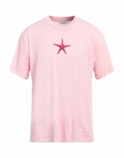 Sandro Mens T-shirt in Pink