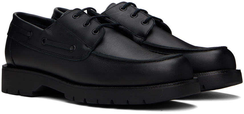KLEMAN Black Donato Boat Shoes