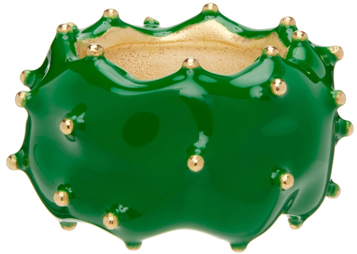 Photo: Bottega Veneta Green Cacti Ring