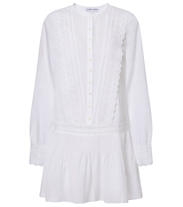 Photo: Veronica Beard Marguerite cotton-blend voile minidress