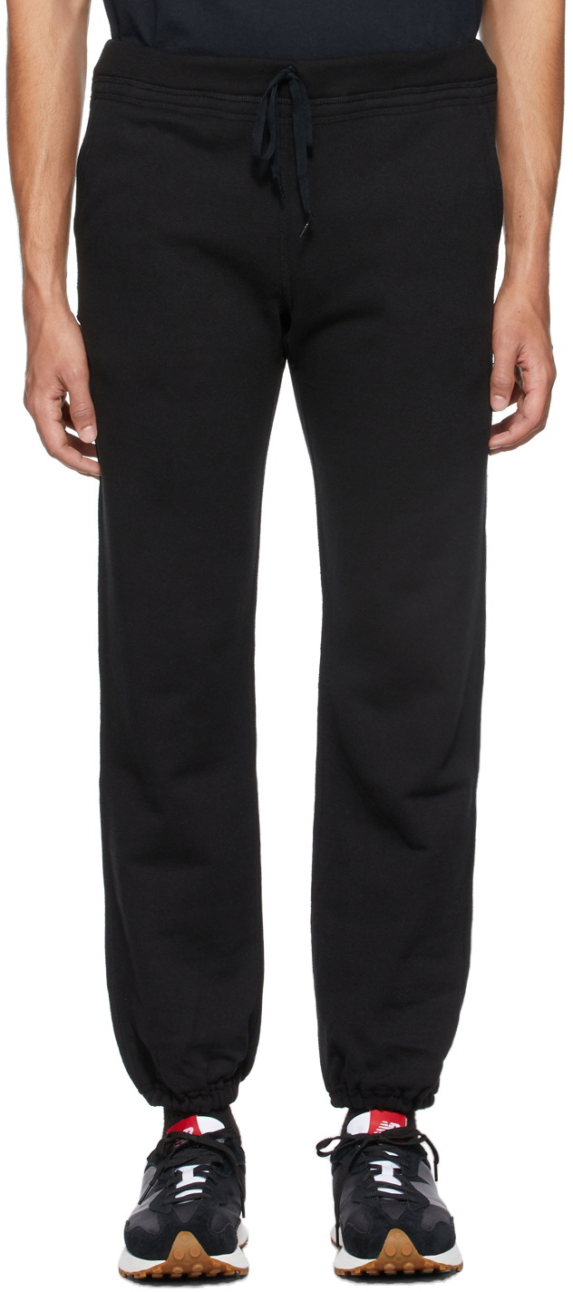 N.Hoolywood Black French Terry Lounge Pants N.Hoolywood