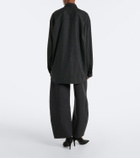 Khaite Clover wool barrel-leg pants
