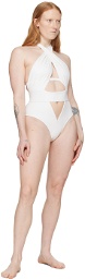 Agent Provocateur White Anja One-Piece Swimsuit