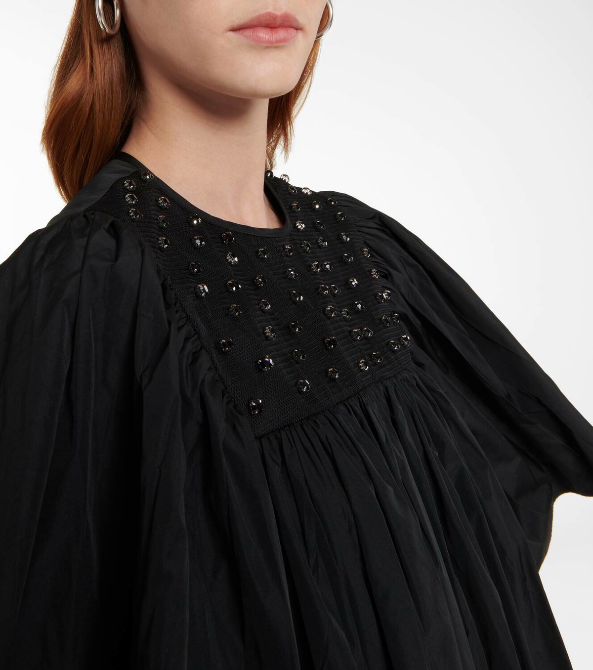 REDValentino Embellished taffeta minidress