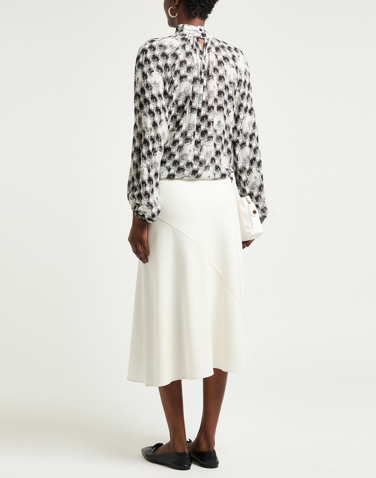 Manila Grace Womens Top in Off white