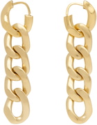 Maison Margiela Gold Gourmette Collection Earrings