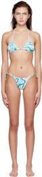FENSI SSENSE Exclusive Blue Desert Rose Bikini