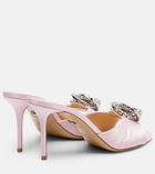 Mach & Mach Galaxy 85 embellished satin mules