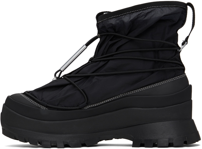 Vein Black Covered Boots