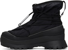 Vein Black Covered Boots