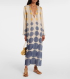 Adriana Degreas Polka-dot beach cover-up