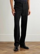 Nili Lotan - Fritz Straight-Leg Wool-Twill Trousers - Black