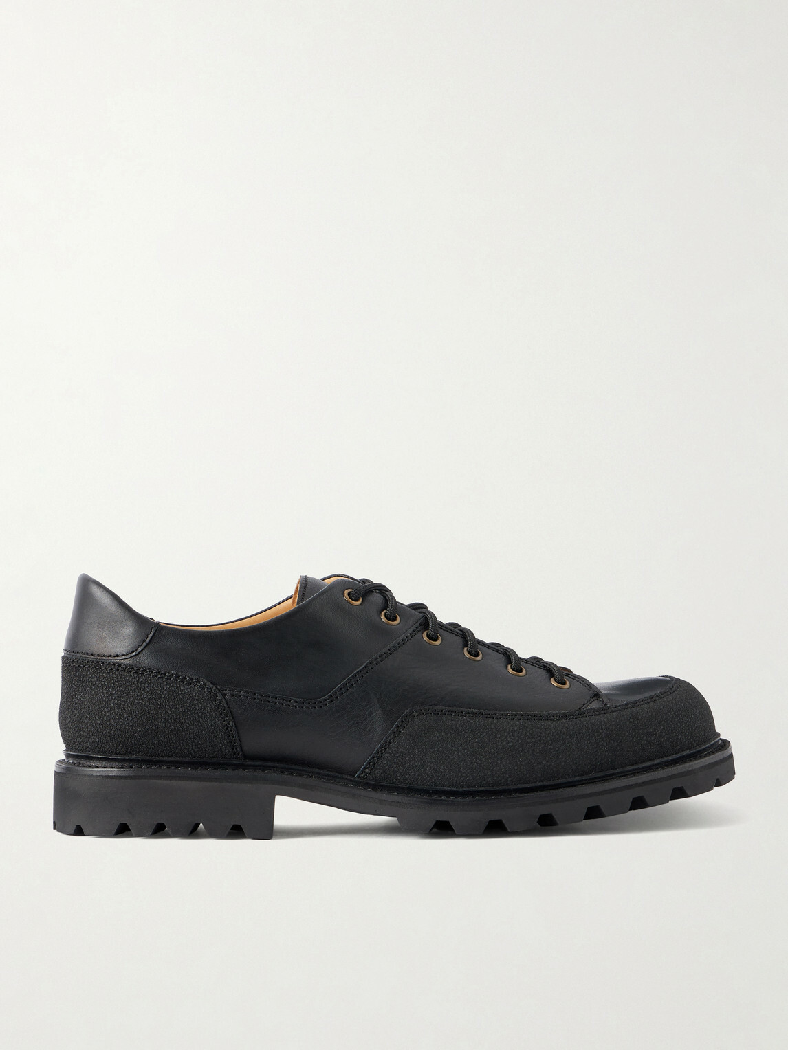 MORJAS - The Hybrid Hiker Full-Grain Leather Boots - Black