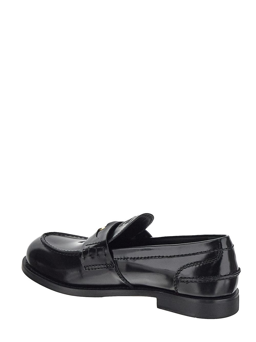 VIP【関税送料無料】希少 Miu Miu Loafers Miu Miu Leather Penny Loafers | Black | FARFETCH