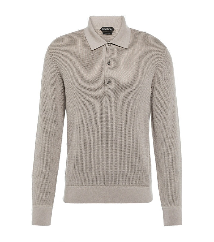 Photo: Tom Ford - Silk and cashmere polo top