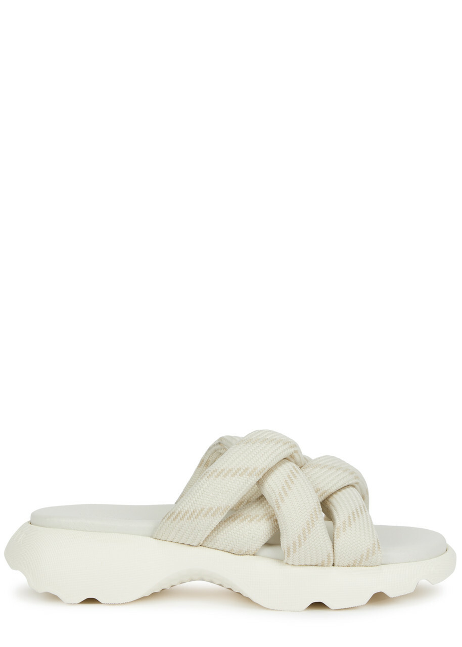 Moncler Belay Knot Rope Sliders Off White