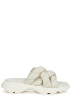 Moncler Belay Knot Rope Sliders Off White
