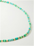 Roxanne Assoulin - Enamel and Gold-Tone Beaded Necklace